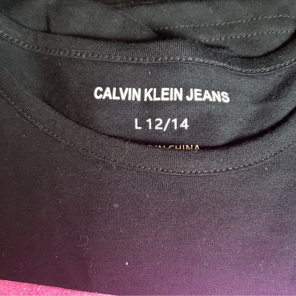 Calvin Klein Girls Top Size 12/14 - Picture 3 of 4